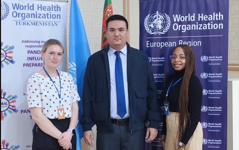 Türkmenistanda pandemiýalara taýýarlyk boýunça tejribe okuwlary geçirildi