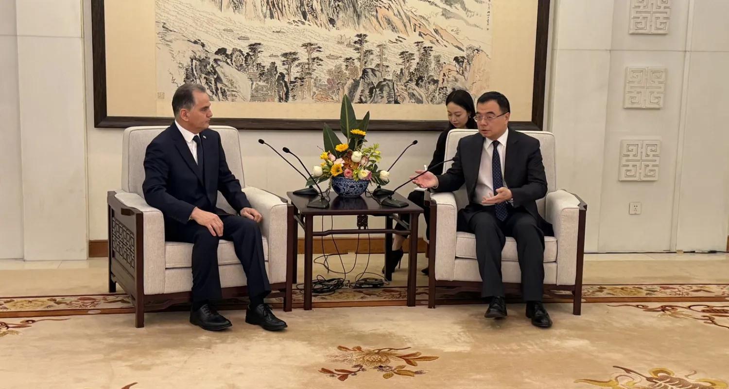 Türkmenistanyň we Hytaýyň arasyndaky hyzmatdaşlygyň geljegi uly bolan ugurlary ara alnyp maslahatlaşyldy